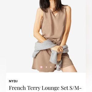 BNIB NYDJ shorts and top matching set. Can be worn together or separate.